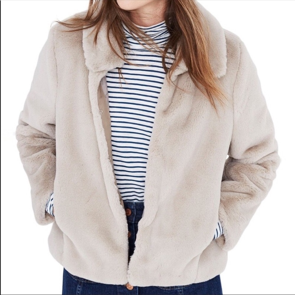 Madewell Faux Fur Jacket